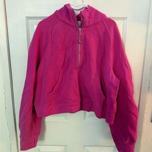 Lululemon Half-zip Scuba - Sonic Pink